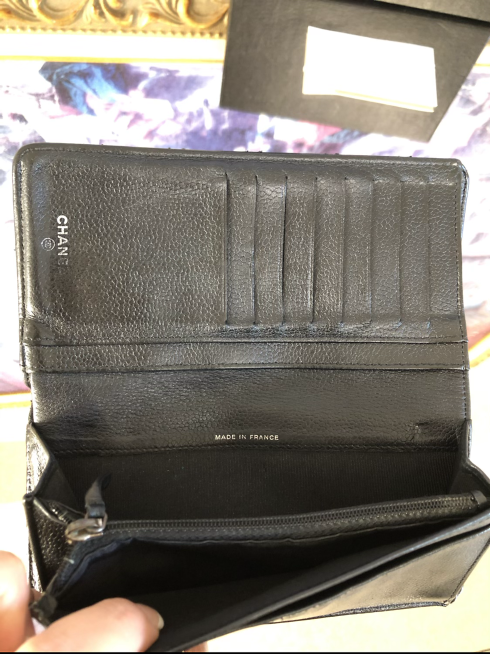 Thumbnail: Chanel Caviar Bifold Wallet