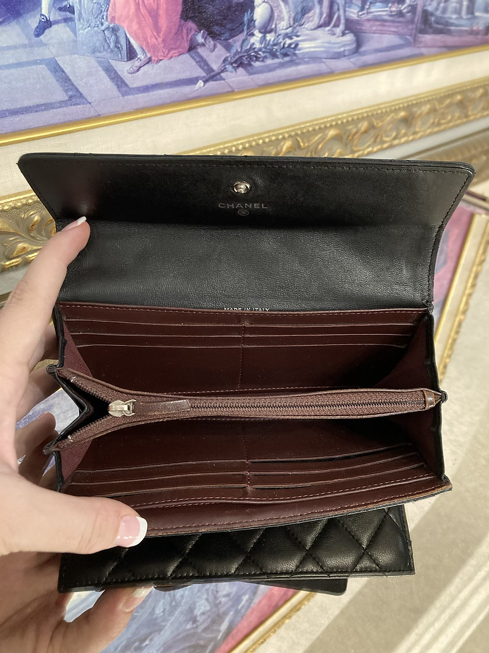 Thumbnail: CHANEL Continental Classic Flap Wallet