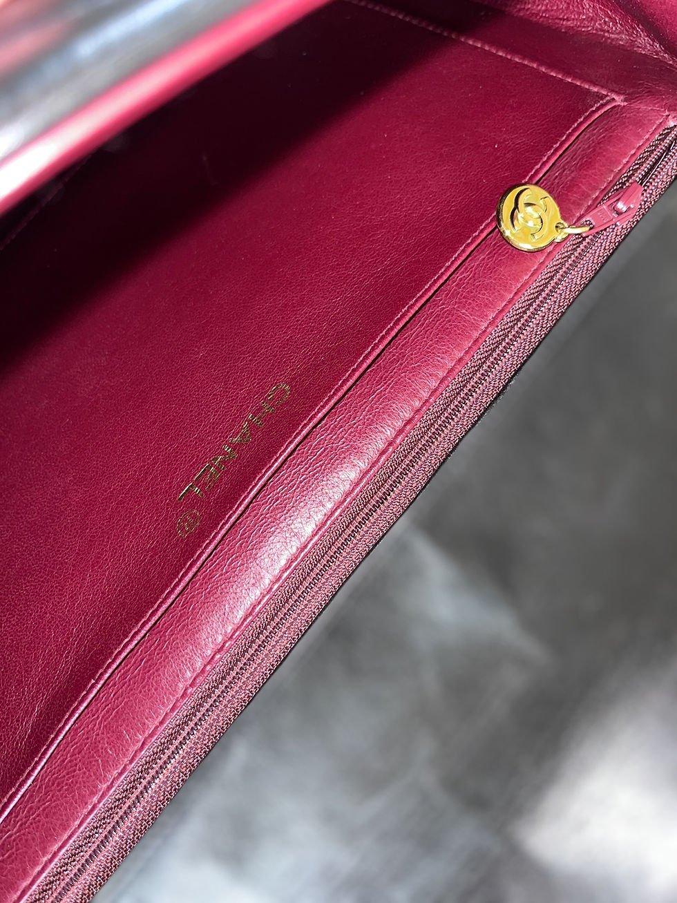 Thumbnail: Chanel Chevron XL CC Envelope Jumbo Flap Bag