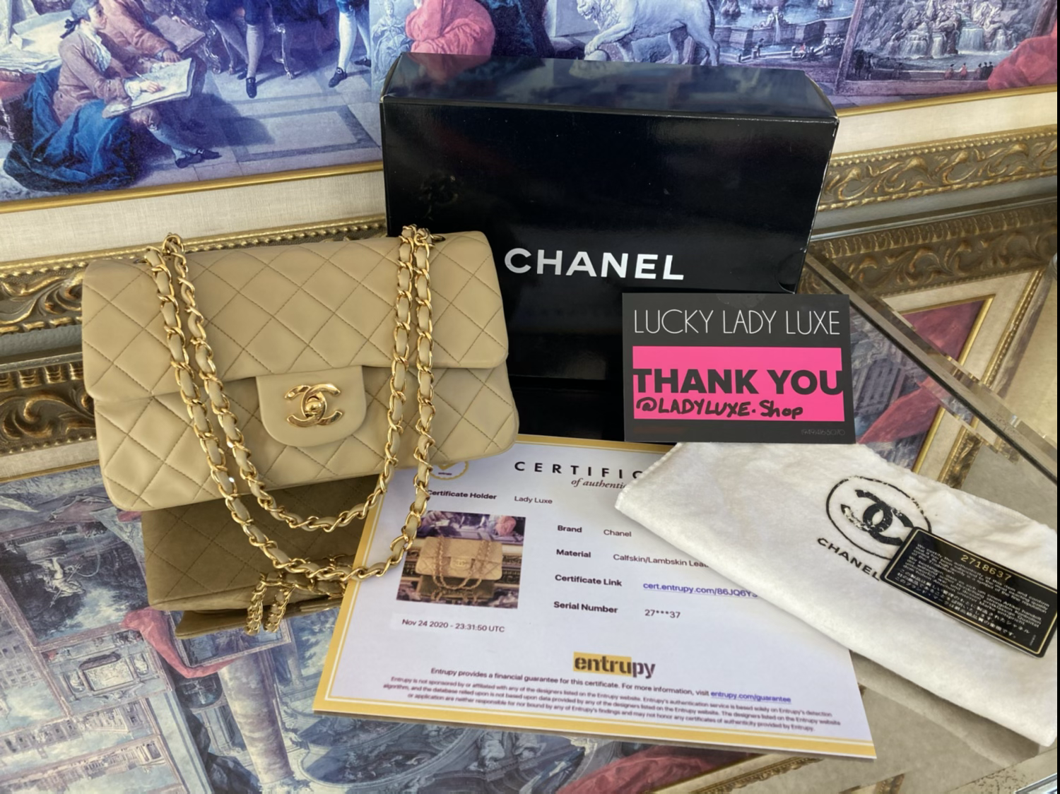 CHANEL Double Flap 23