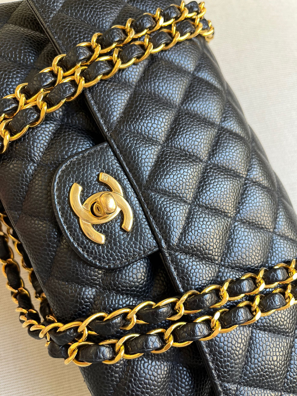 Thumbnail: CHANEL Caviar Classic Double Flap Medium
