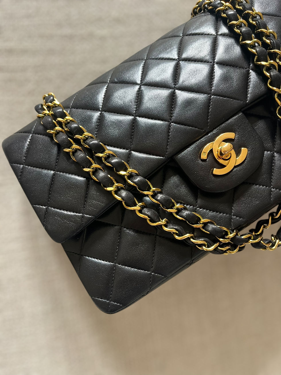 Thumbnail: Chanel Double Classic Flap Size Medium