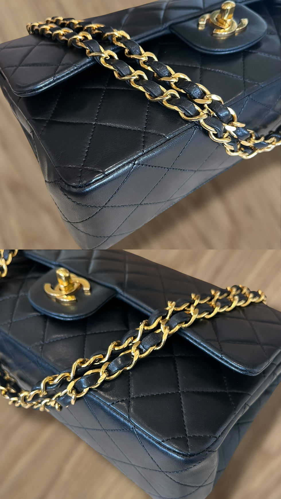 Thumbnail: Chanel Double Classic Flap Size Medium