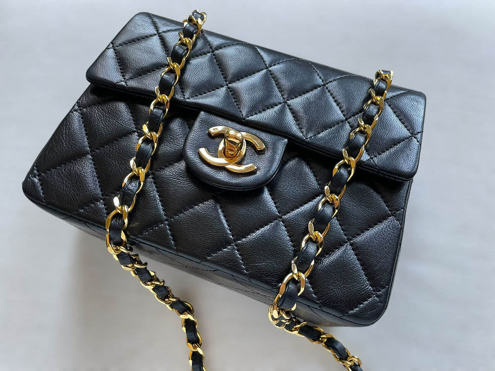 Thumbnail: Chanel Vintage Mini Classic Flap