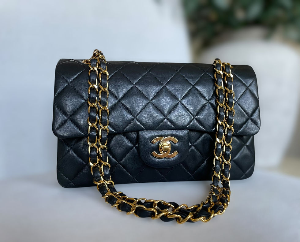 Thumbnail: Chanel Vintage Double Classic Flap Small