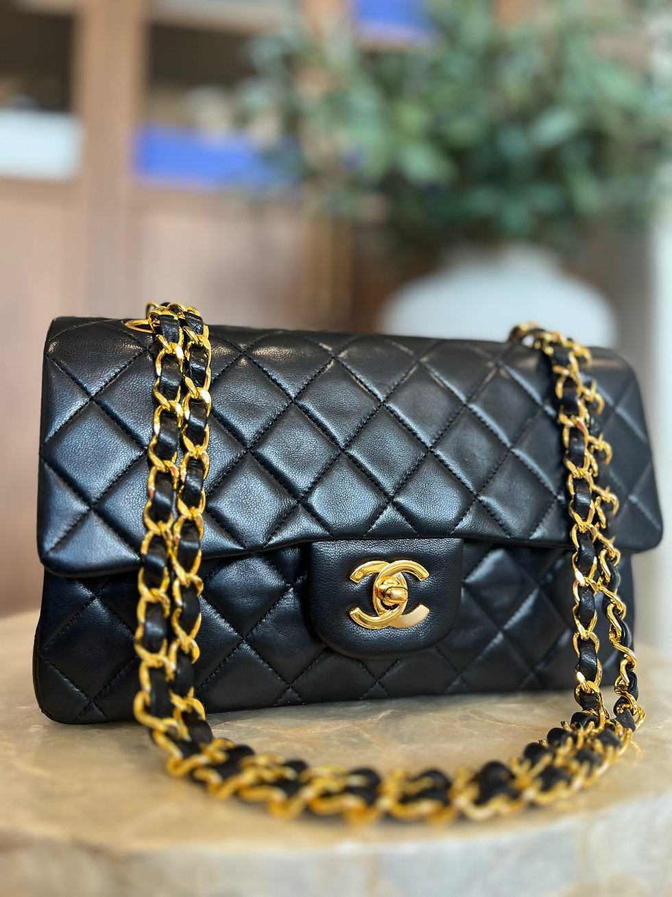 Thumbnail: Chanel Double Classic Flap Size Small