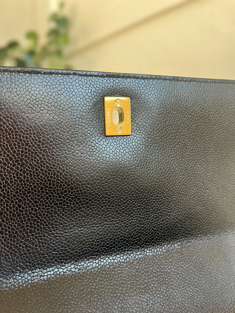 Thumbnail: Chanel Caviar Kelly Handle Bag