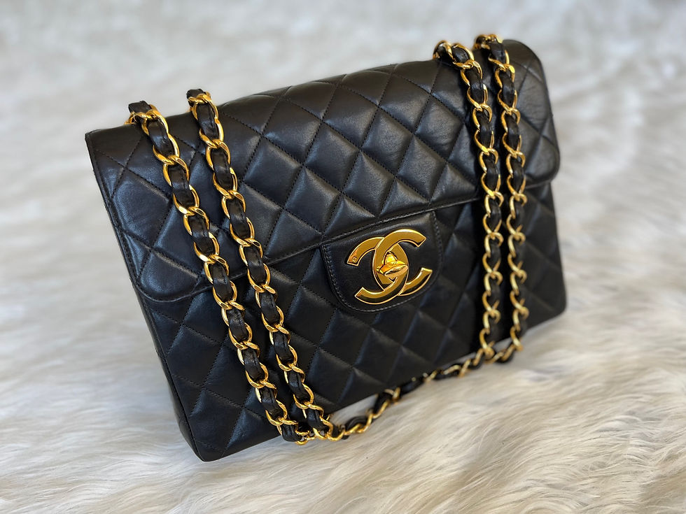 Thumbnail: CHANEL Vintage Jumbo XL CC