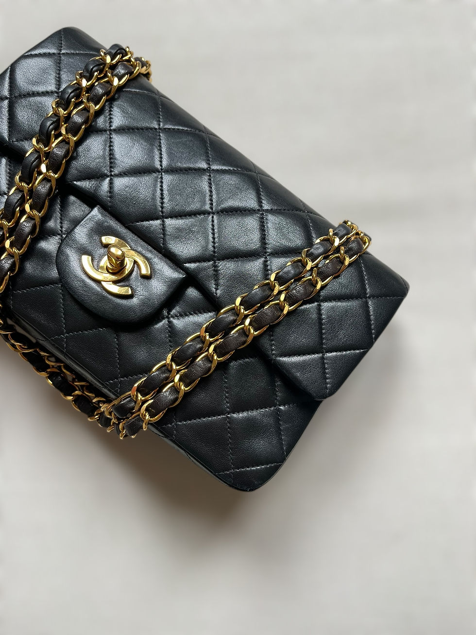 Thumbnail: Chanel Vintage Double Classic Flap Small