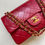 Thumbnail: Chanel Red Double Classic Flap Small