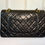 Thumbnail: CHANEL Vintage Classic Double Flap Quilted Black Lambskin 24K Gold Hardware
