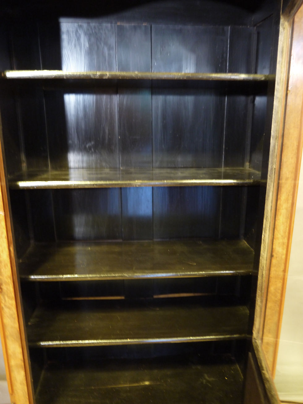 Miniaturbild: Stilvolle, 1trg. Nußbaum-Vitrine, Louis Philippe, um 1870/90...