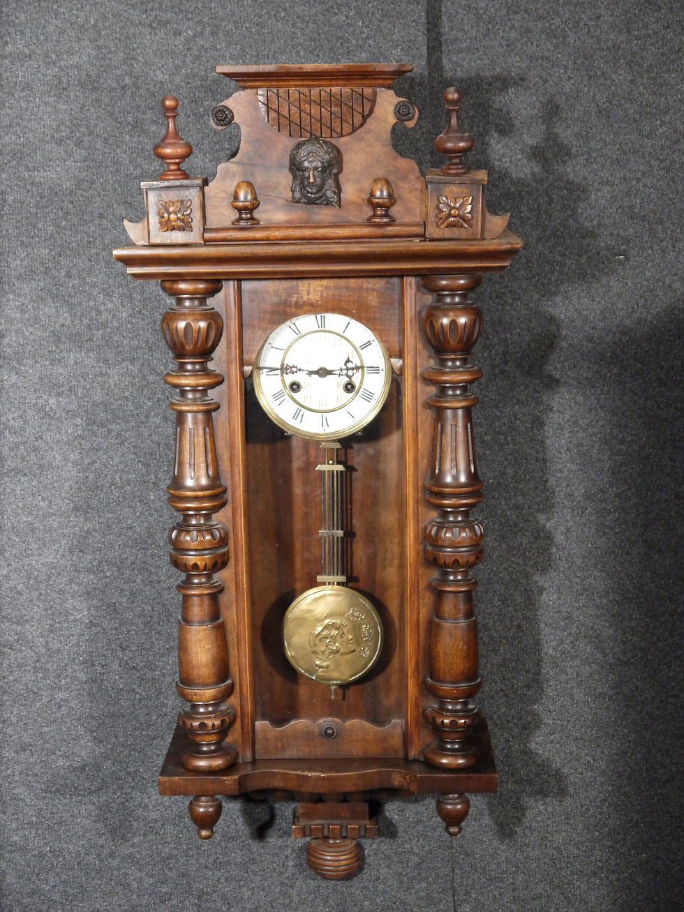 Stilvoller Junghans-Regulator, Gründerzeit um 1880/1890