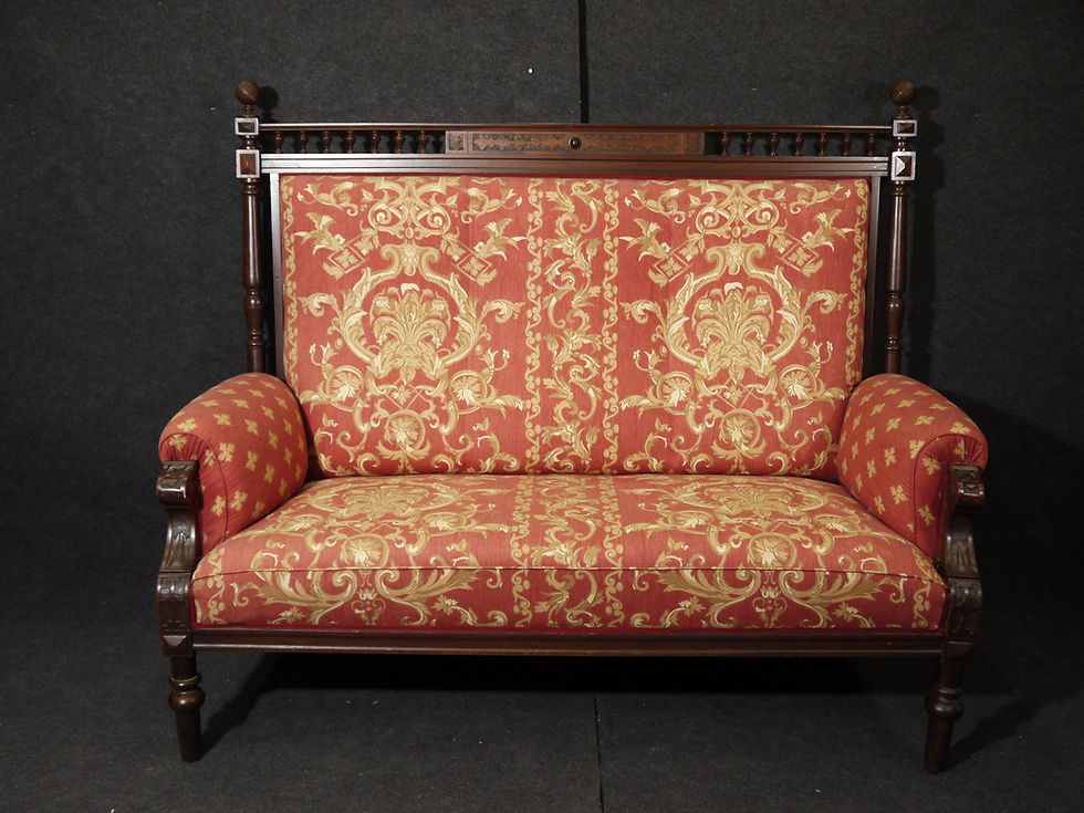 Miniaturbild: Prächtiges Gründerzeit-Sofa, Nußbaum um 1880/1890...