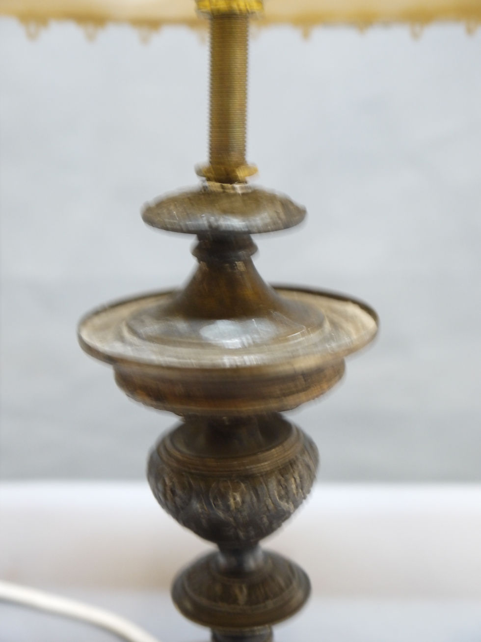 Miniaturbild: Stilvolle ältere Tischlampe, Stil Barock...