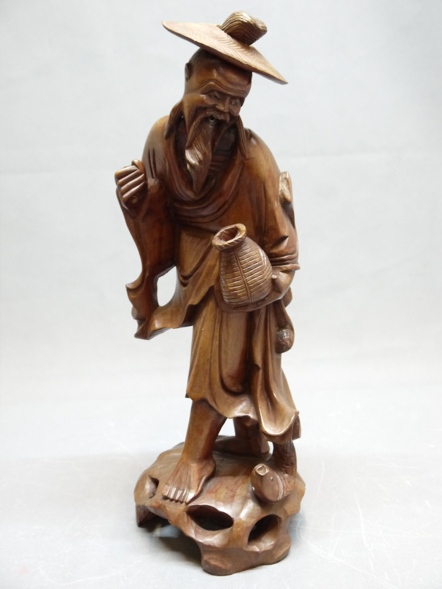 Stilvolle, asiatische Holz-Figur...