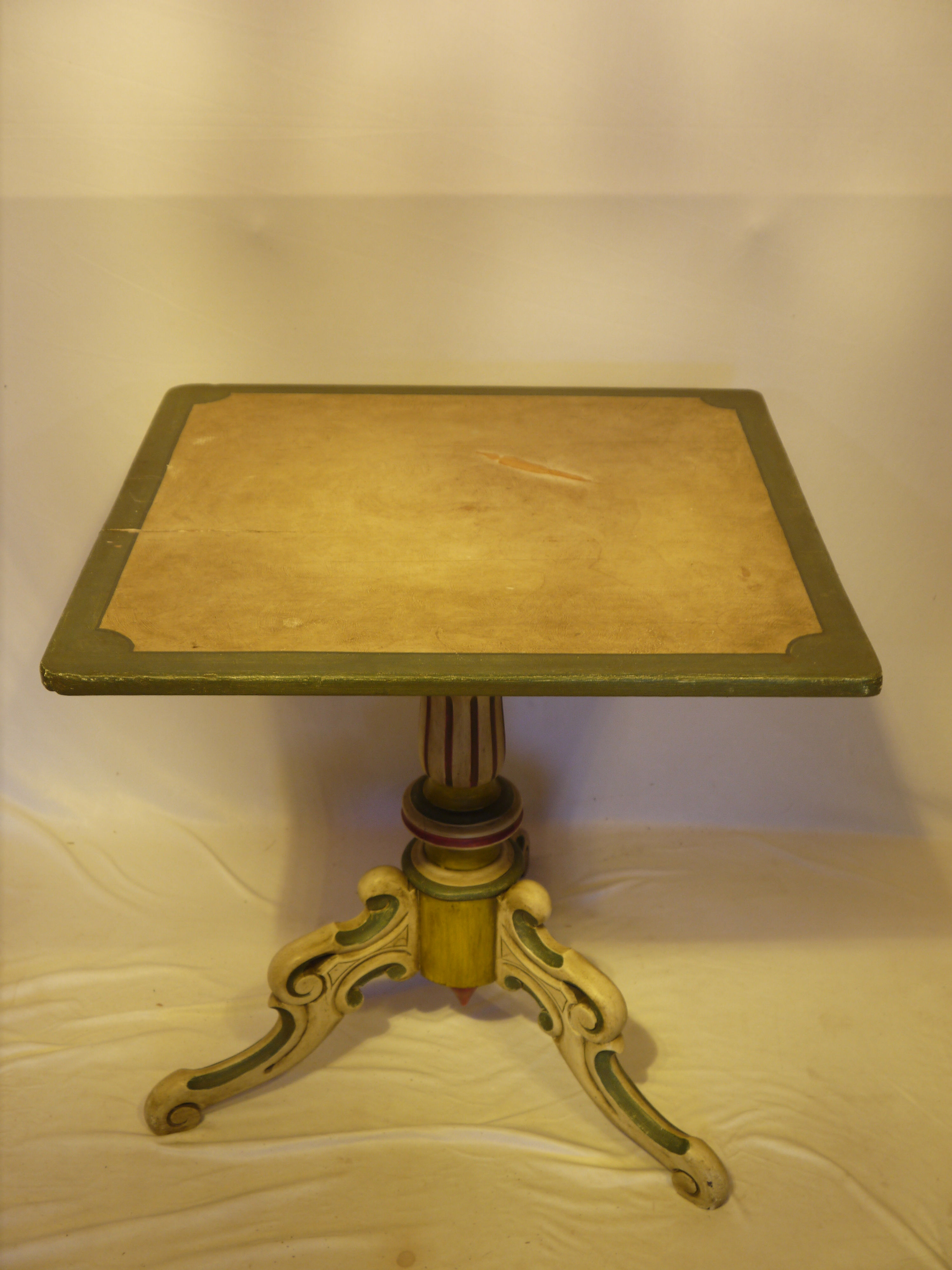 Sehr schöner Säulen-Tisch, Historismus um 1880/1890