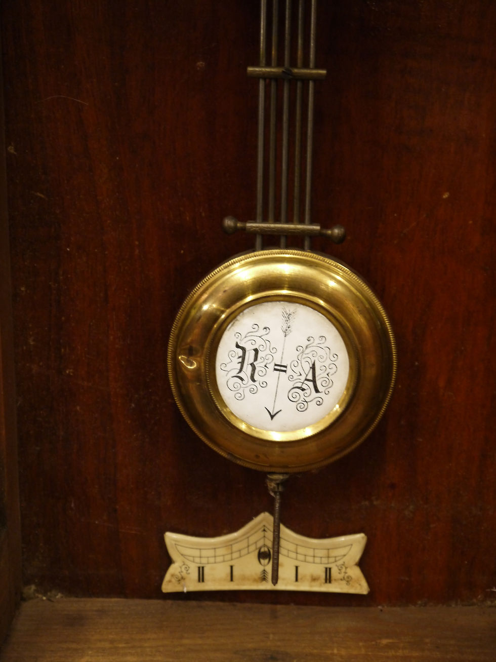 Miniaturbild: Originaler Gründerzeit-Regulator, Nußbaum, um 1880/1890...