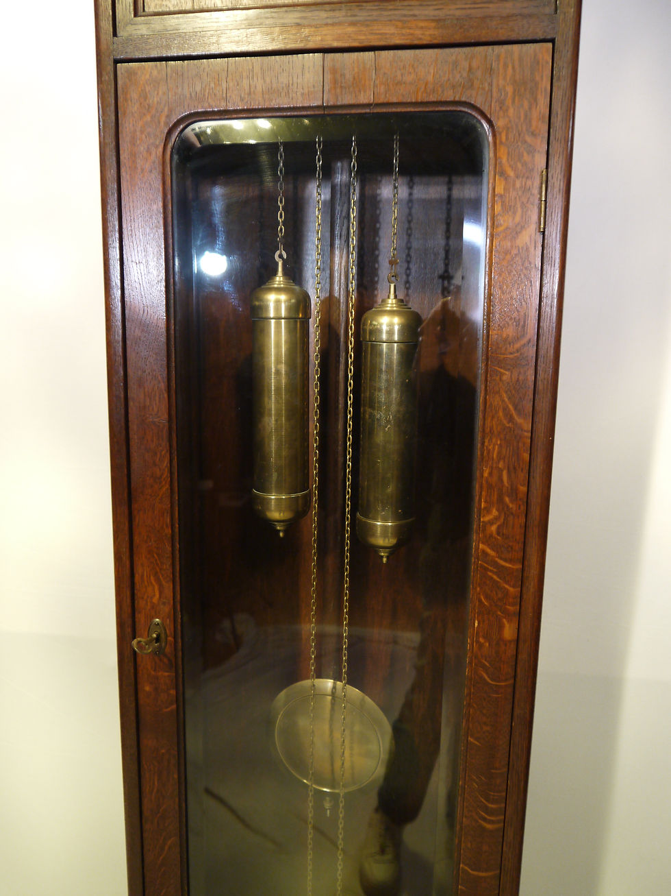 Miniaturbild: Sehr schöne, kultige Standuhr, Eiche um 1920...