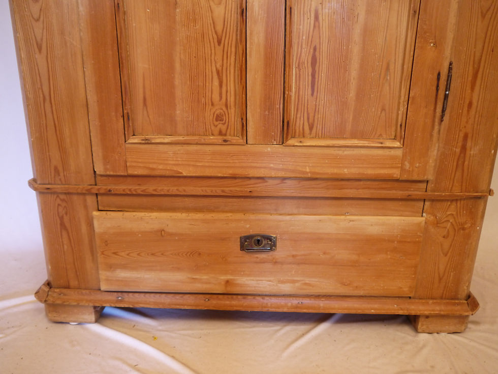 Miniaturbild: Originaler, 1trg. Weichholz-Schrank, Hisorismus um 1880/1890...