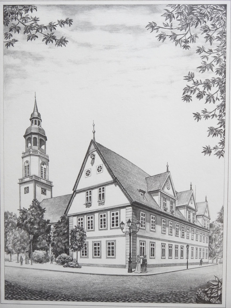 Miniaturbild: Sehr schöne, Lithographie von CELLE, limitierte Auflage, gerahmt