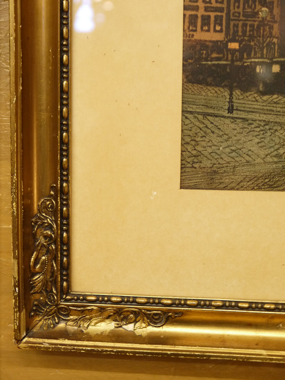 Miniaturbild: Schöner, alter Stich, stilvoll gerahmt, um 1900...