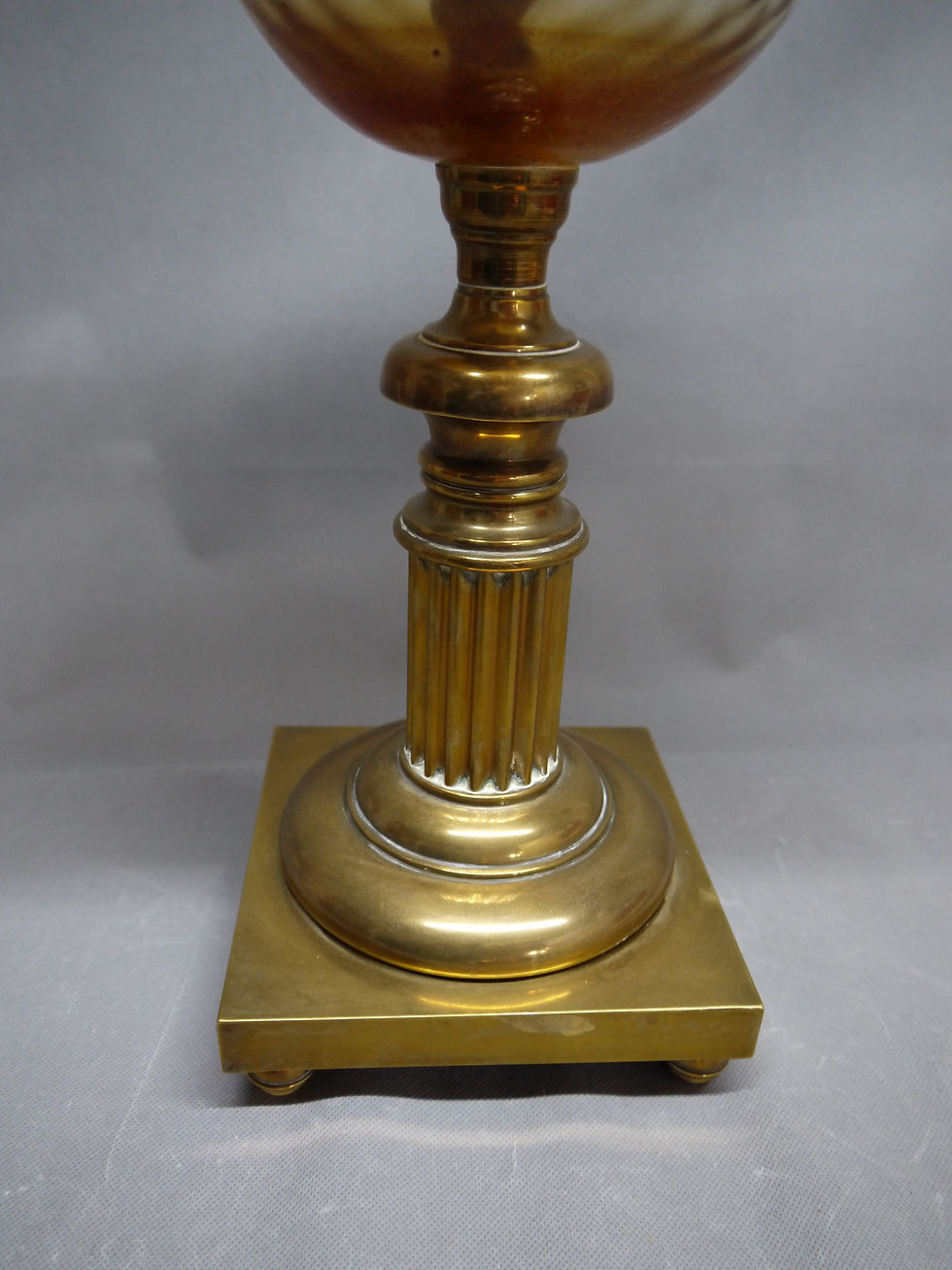 Miniaturbild: Sehr schöne alte Petroleum-Lampe um 1900...