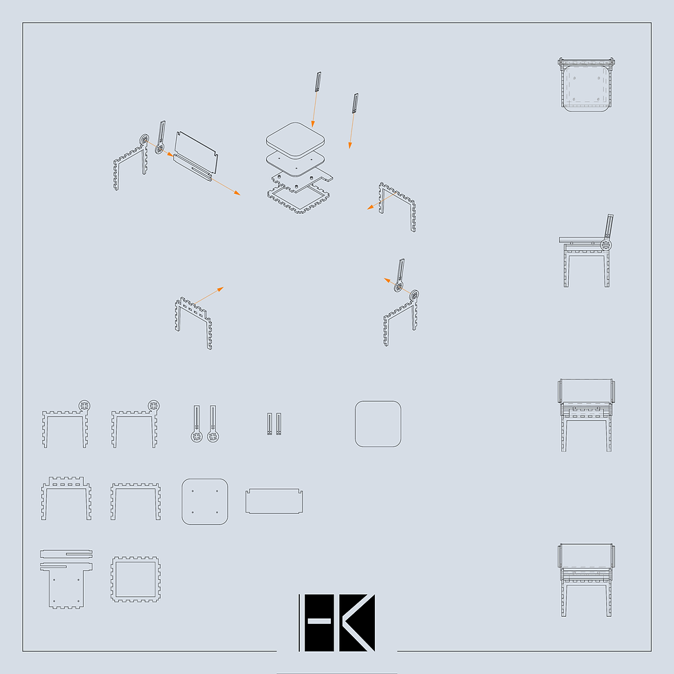 Harris Karakannas Furniture - Chair