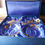 Thumbnail: Glass Tea Cup, Lead Free Handmade Enamel Lily Design - Service for 2