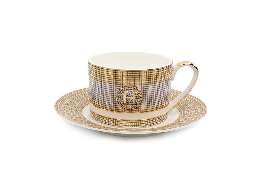 Thumbnail: Mosaic Bone China Dinnerware Set 16PC