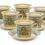 Thumbnail: Tea Set, Bone China, Greek key Versailles Design, 12pc
