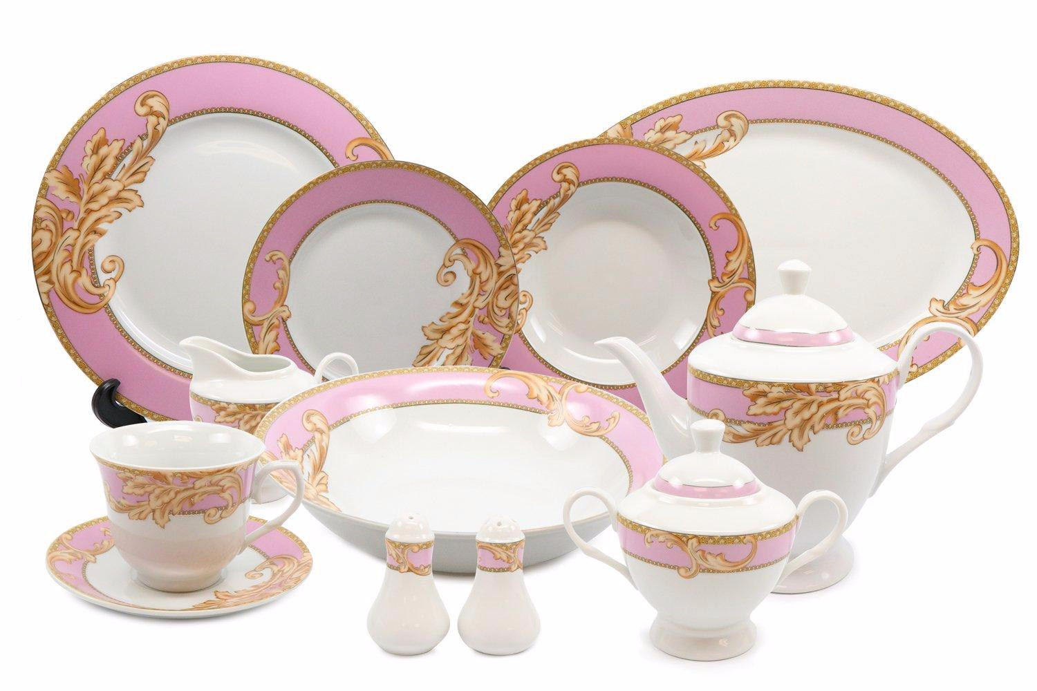 Dinnerware "Byzantine Pink Service for 8"
