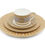 Thumbnail: Mosaic Bone China Dinnerware Set 16PC
