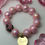Miniaturbild: Perlenarmband Leo rosa