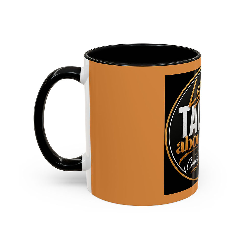 Thumbnail: Let's Talk About It Coffee Mug – Podcast Host Accent Mug (11oz/15oz)