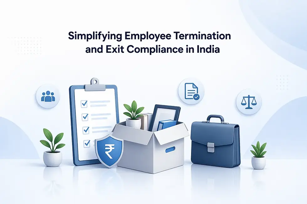 EOR India employee termination compliance