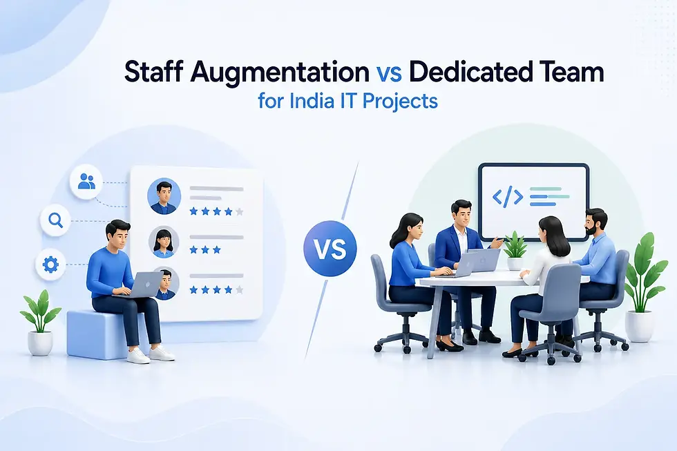 staff augmentation vs dedicated team India