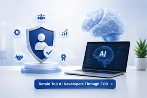 AI developer retention EOR India
