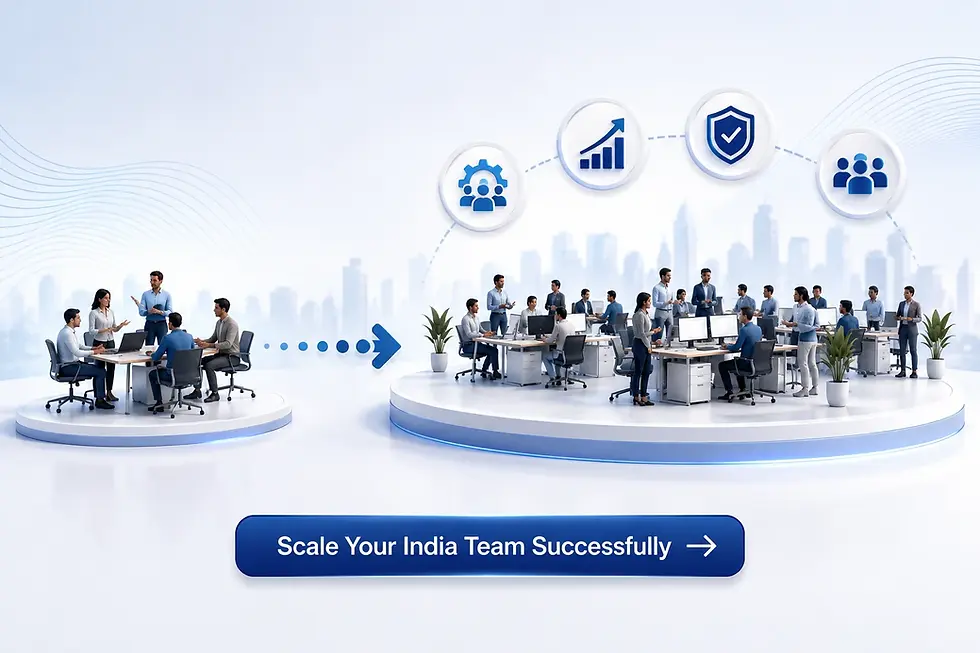 scale India team 50 to 200 employees