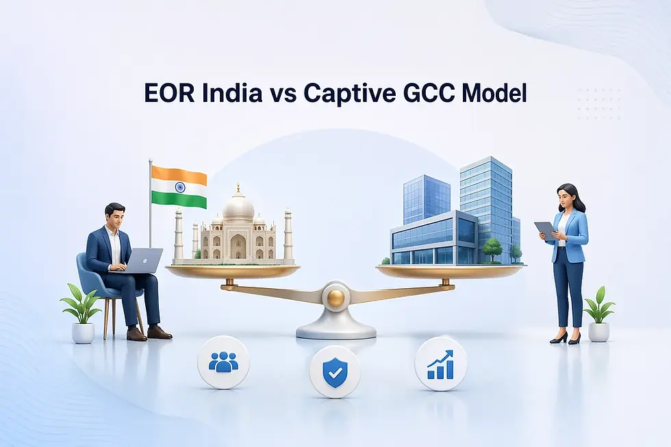 EOR India vs captive GCC