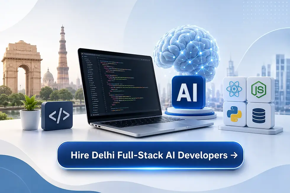 headhunt full-stack AI developers Delhi startups