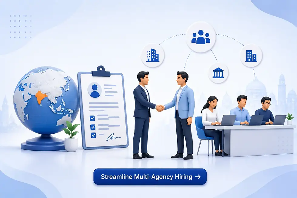 multi-agency contract staffing strategy India
