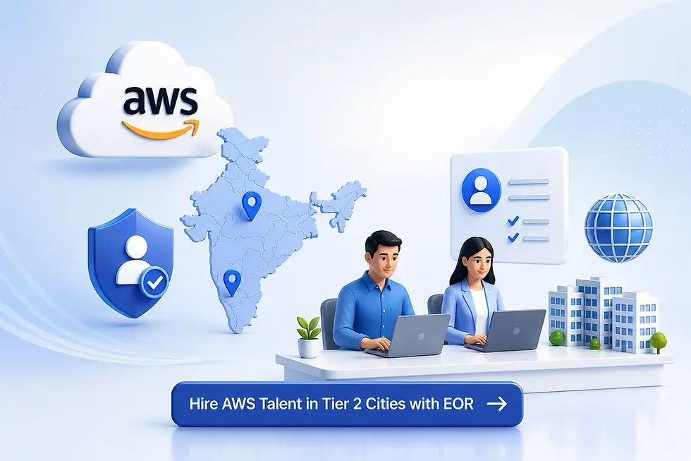 EOR works AWS hiring tier 2 India cities