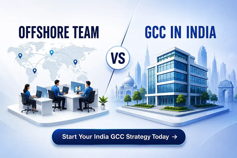 offshore team GCC India difference