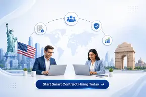 contract hiring India US tech companies
