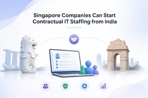 contractual IT staffing India Singapore