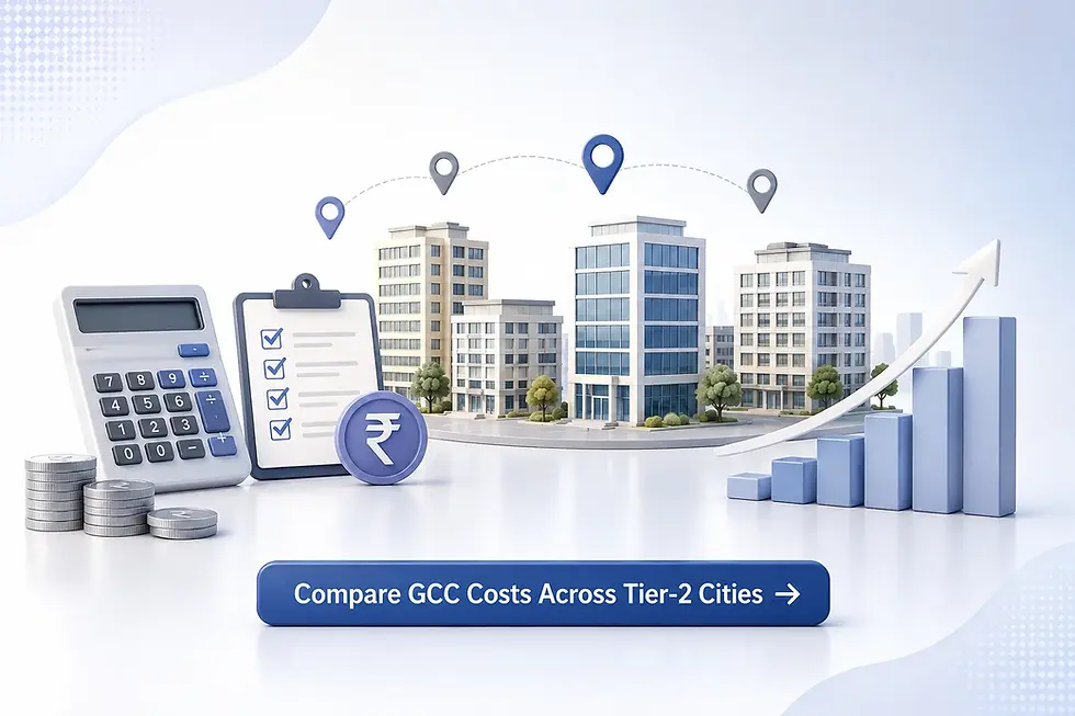 tier-2 cities GCC setup India cost