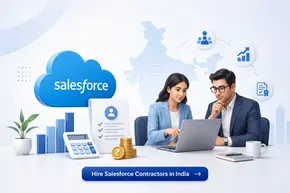 salesforce contract hiring cost india