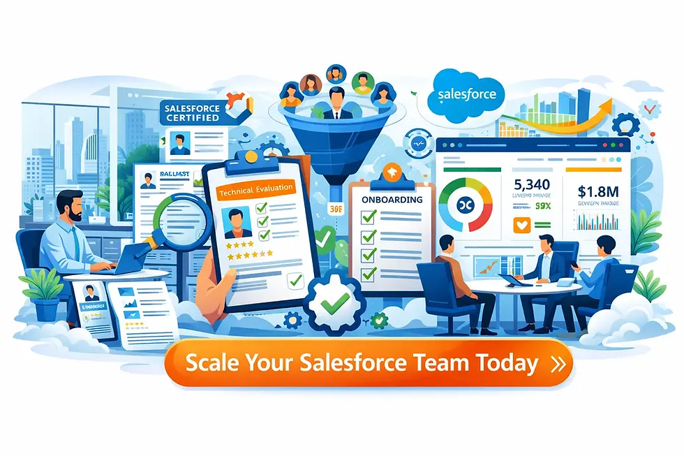 Best Salesforce Recruitment Agencies : Hiring Top Salesforce Developer, Consultant, Architect and Analyst
