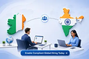 Ireland company hire Indian employees without registering India